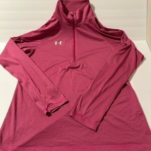 Under Armour Women's Fuchsia Long Sleeve Tee